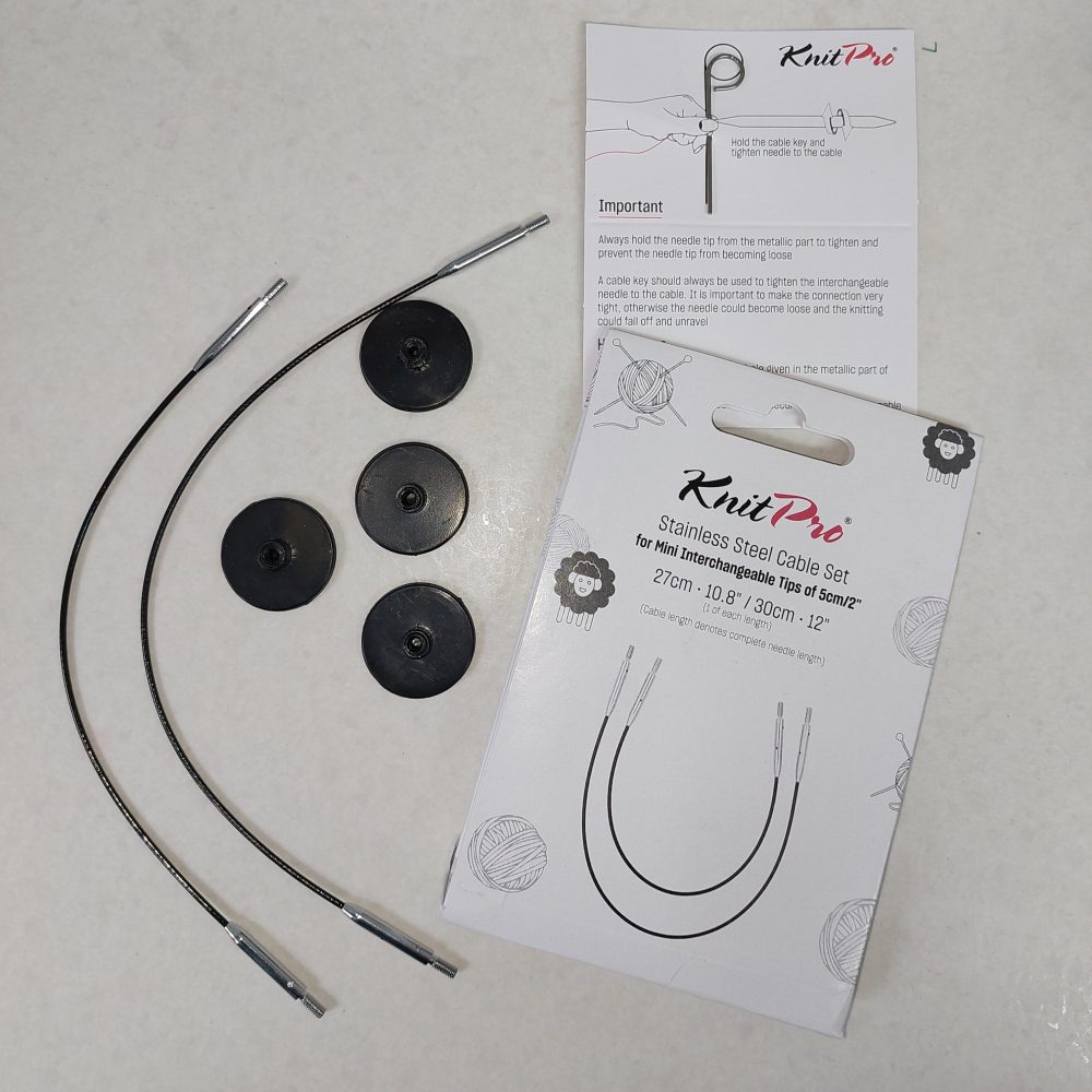 KnitPro Stainless Steel Cable Set
