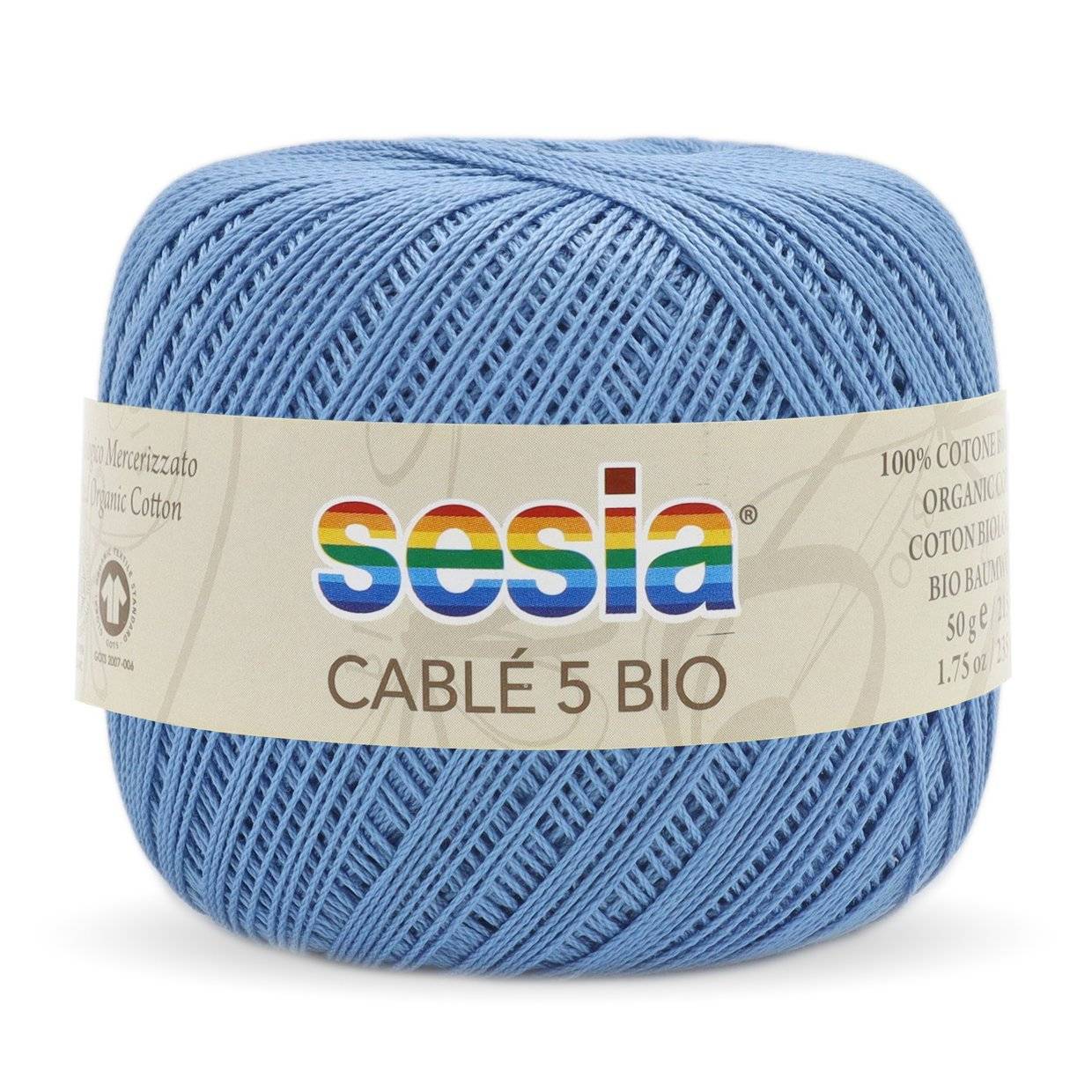 Sesia    Cable 5 Bio 100% ბამბა  50 გრ/ 215 მ