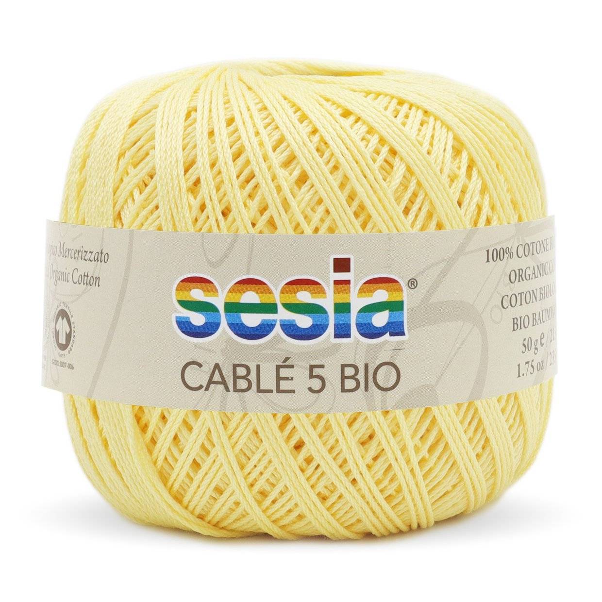 Sesia    Cable 5 Bio 100% ბამბა  50 გრ/ 215 მ