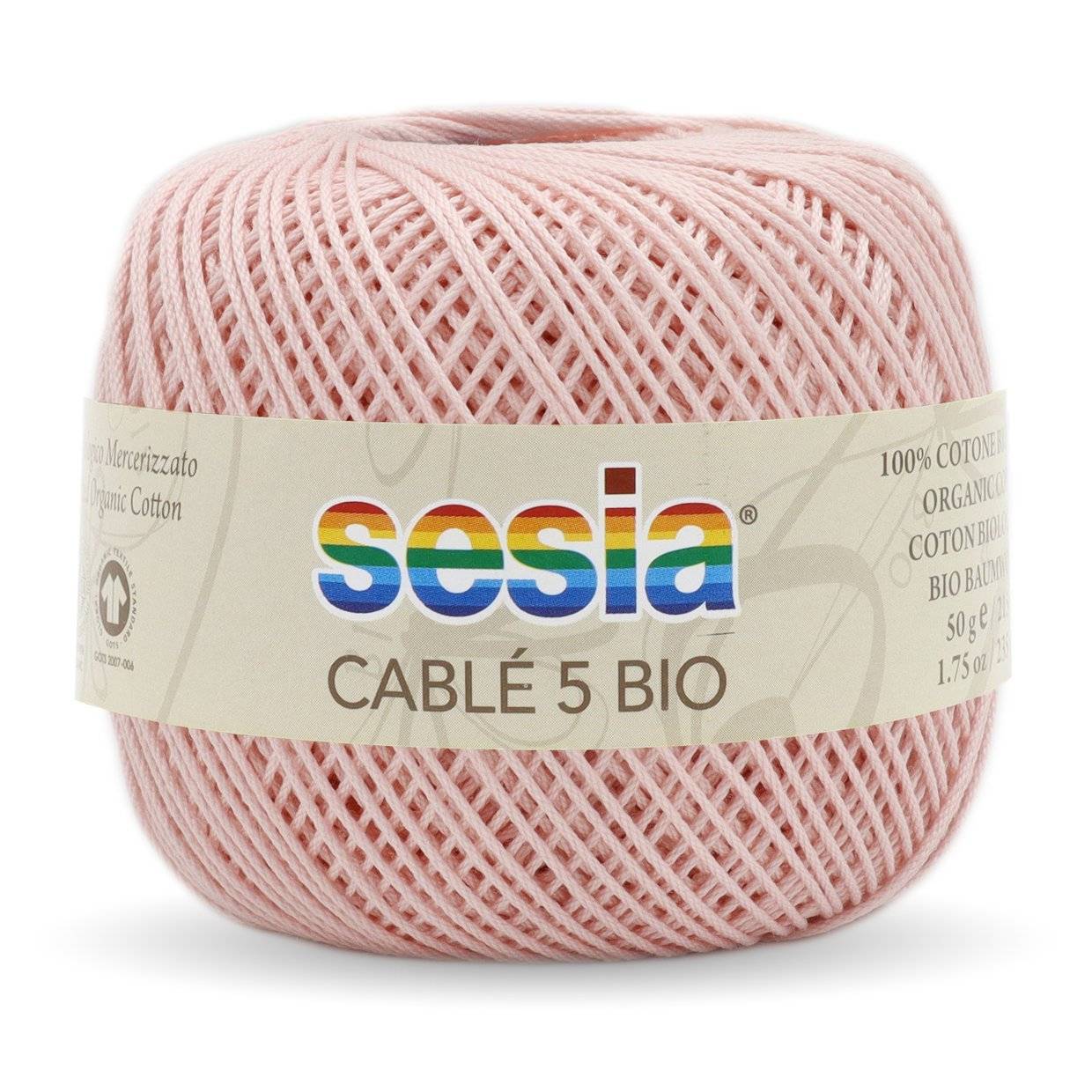 Sesia    Cable 5 Bio 100% ბამბა  50 გრ/ 215 მ