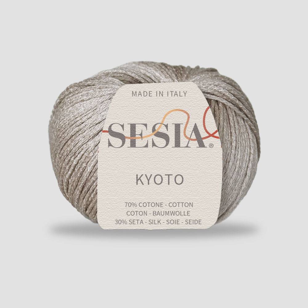 Sesia  Kyoto 70% ბამბა - 30% აბრეშუმი    50გრ/120 მ