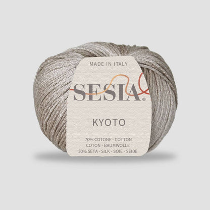 Sesia  Kyoto 70% ბამბა - 30% აბრეშუმი    50გრ/120 მ