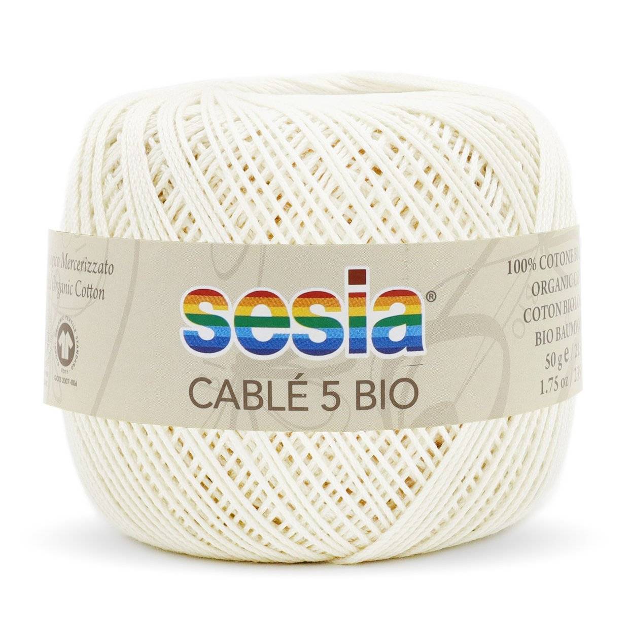 Sesia    Cable 5 Bio 100% ბამბა  50 გრ/ 215 მ