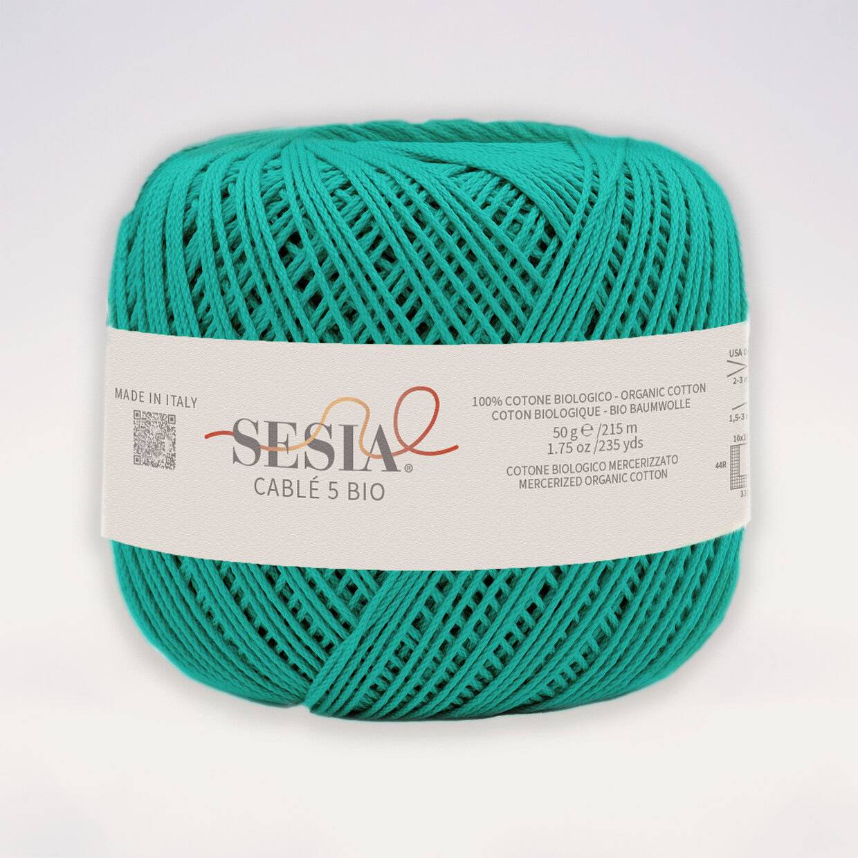 Sesia    Cable 5 Bio 100% ბამბა  50 გრ/ 215 მ