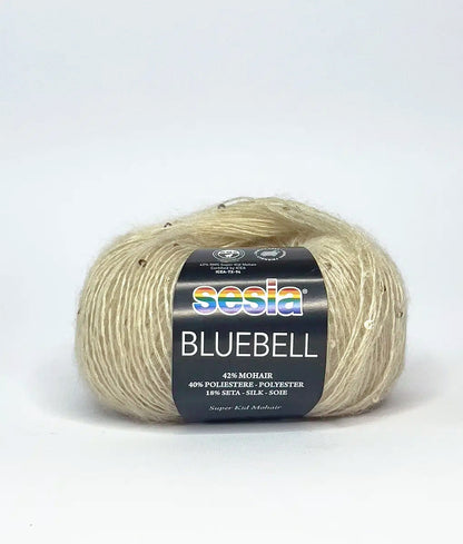 Sesia  BLUEBELL 42% მოჰერი - 40% პოლიესტერი - 10% აბრეშუმი 25 გრ/125მ