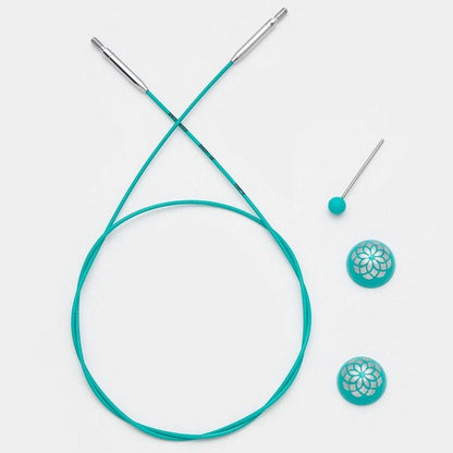 ყუნწში მბრუნავი ძუა / KnitPro mindful collection Swivel Cabel