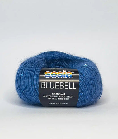 Sesia  BLUEBELL 42% მოჰერი - 40% პოლიესტერი - 10% აბრეშუმი 25 გრ/125მ