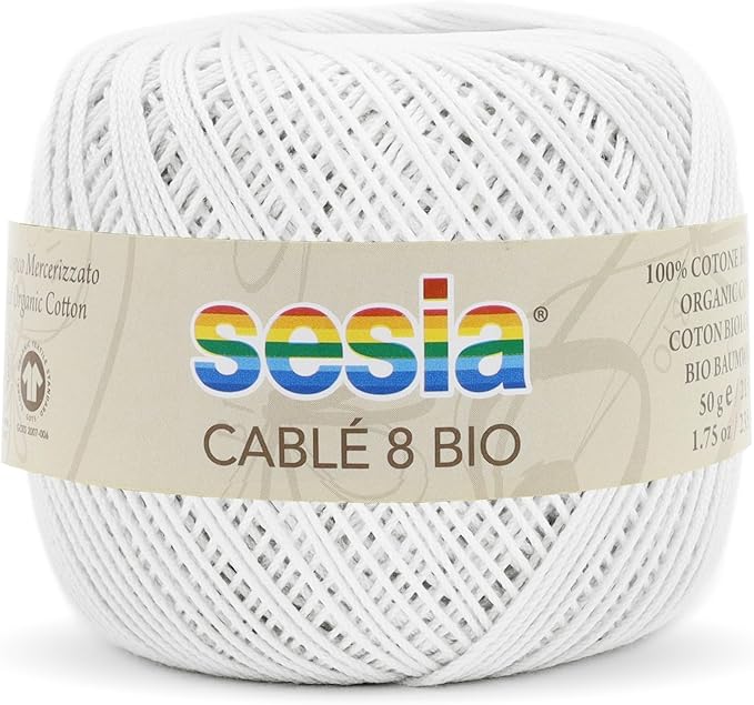 Sesia    Cable 8 Bio        100%  ბამბა     50 გრ/ 335 მ