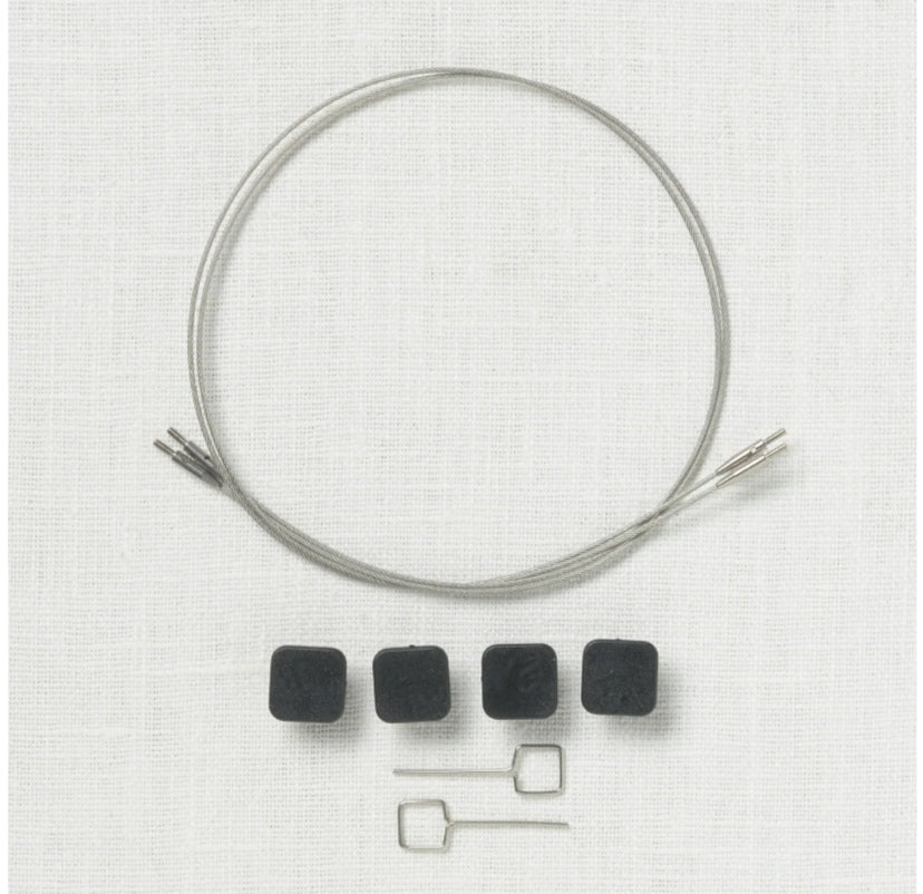 KnitPro petite stainless steel cables