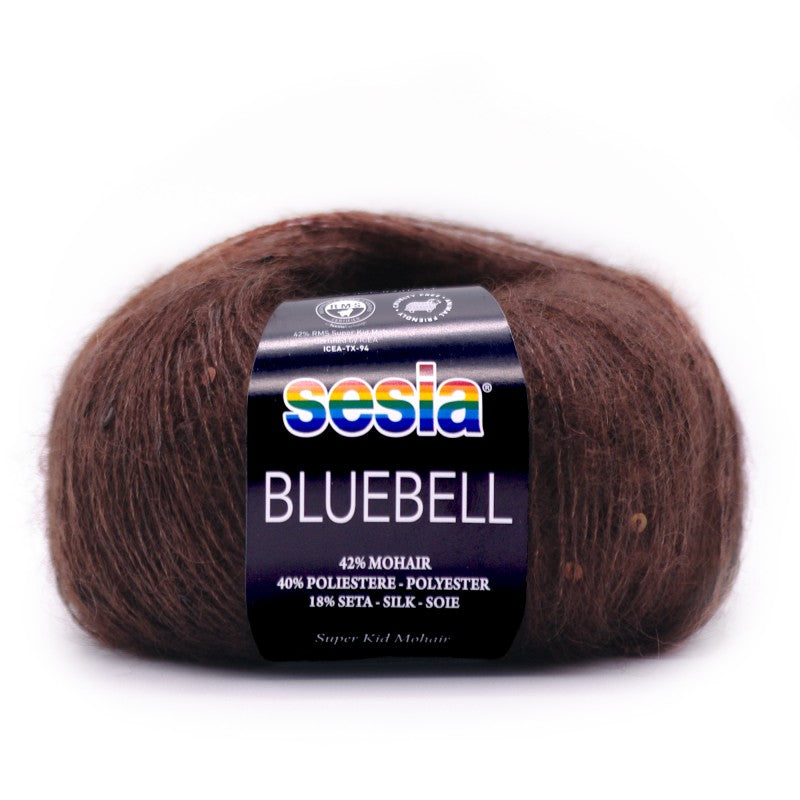 Sesia  BLUEBELL 42% მოჰერი - 40% პოლიესტერი - 10% აბრეშუმი 25 გრ/125მ
