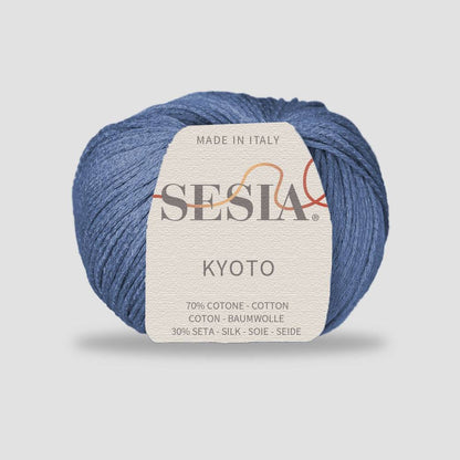Sesia  Kyoto 70% ბამბა - 30% აბრეშუმი    50გრ/120 მ
