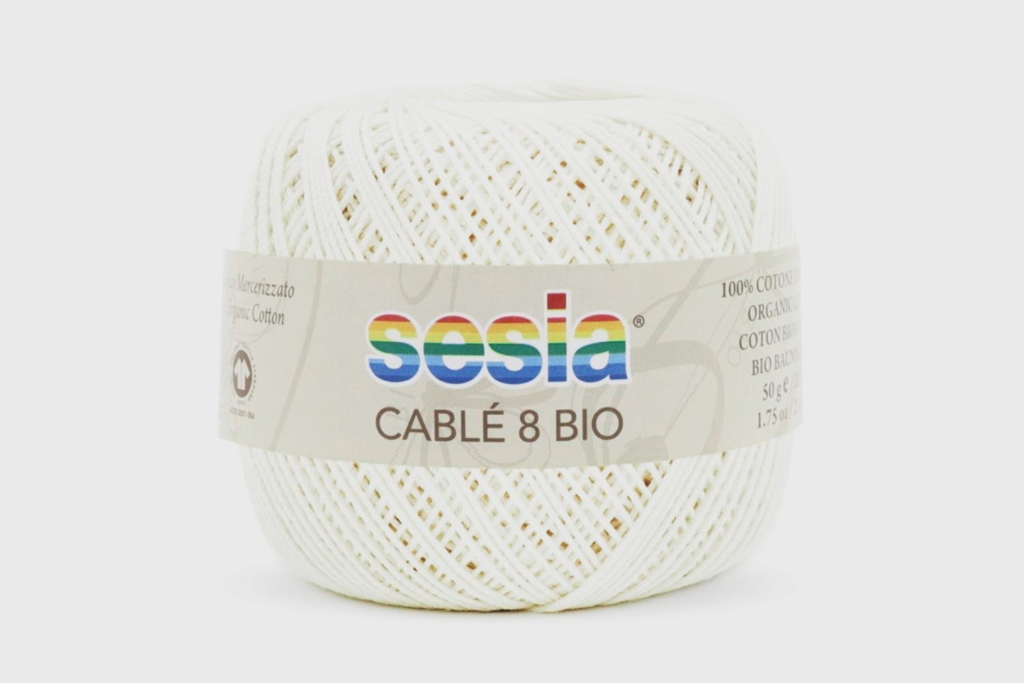 Sesia    Cable 8 Bio        100%  ბამბა     50 გრ/ 335 მ