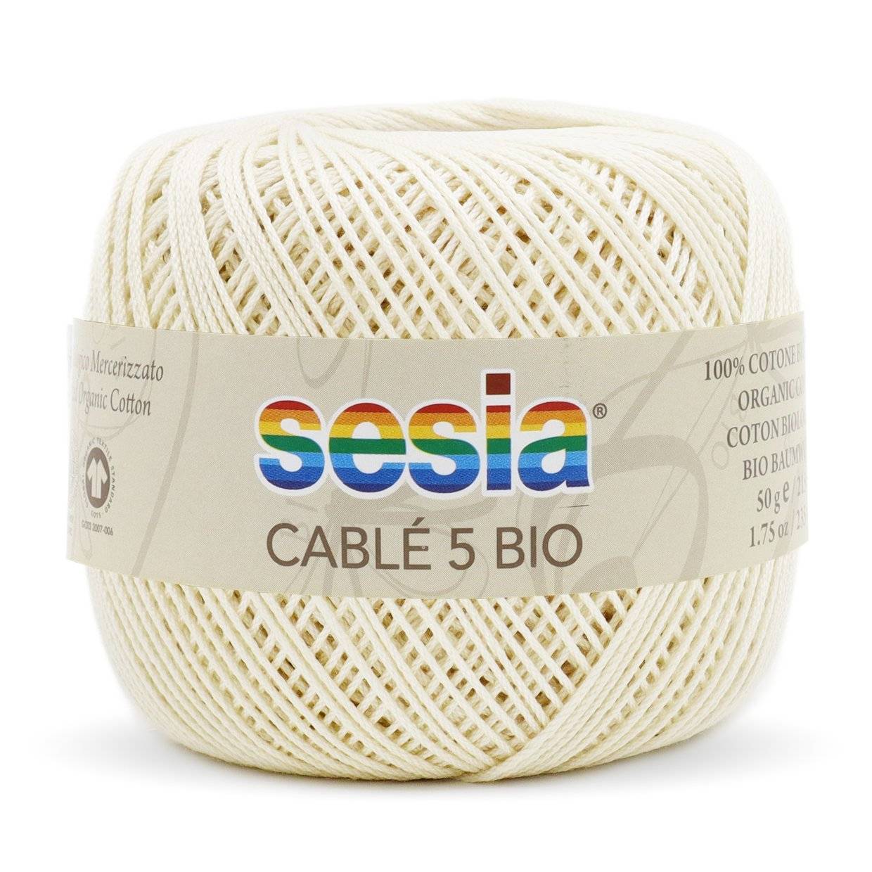 Sesia    Cable 5 Bio 100% ბამბა  50 გრ/ 215 მ