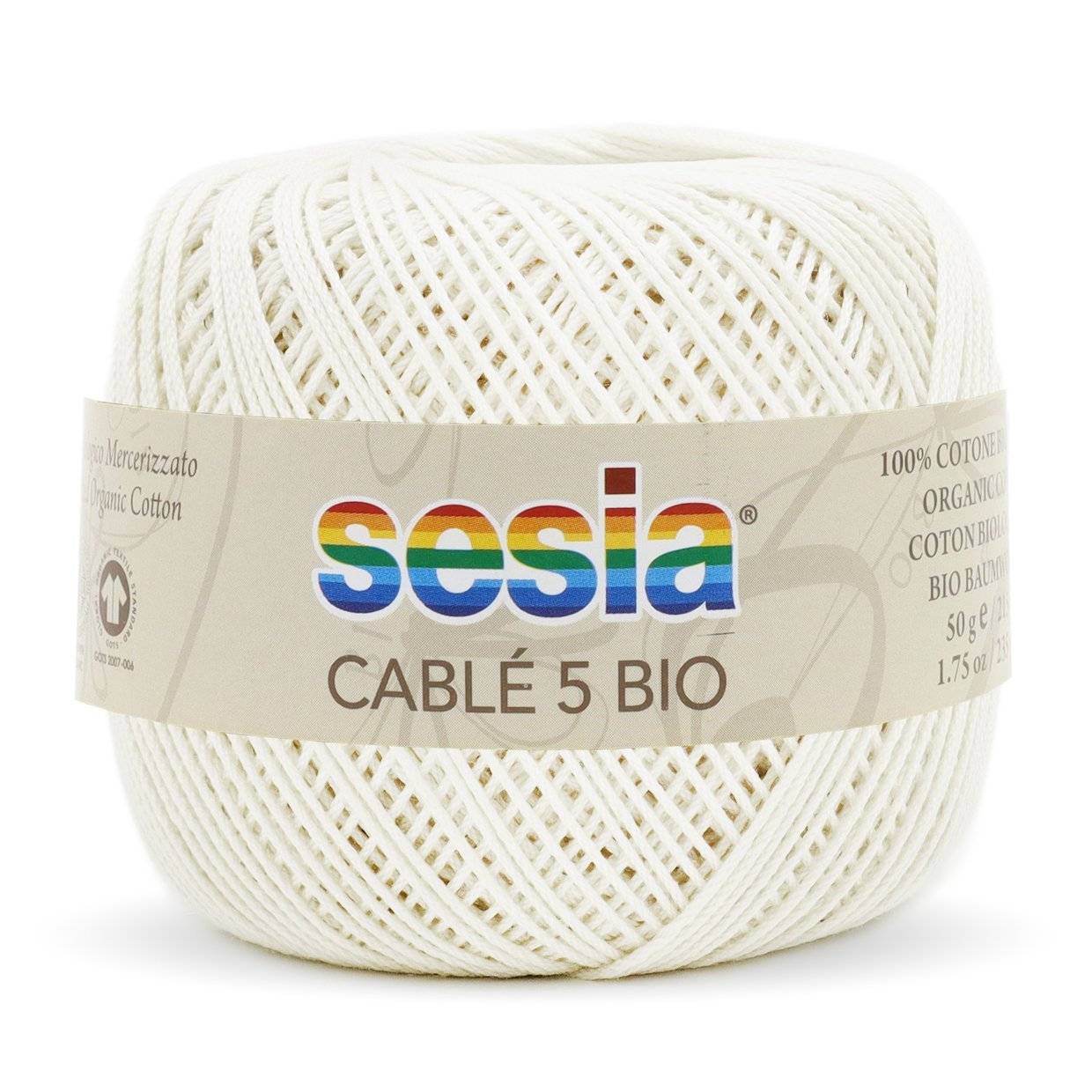 Sesia    Cable 5 Bio 100% ბამბა  50 გრ/ 215 მ