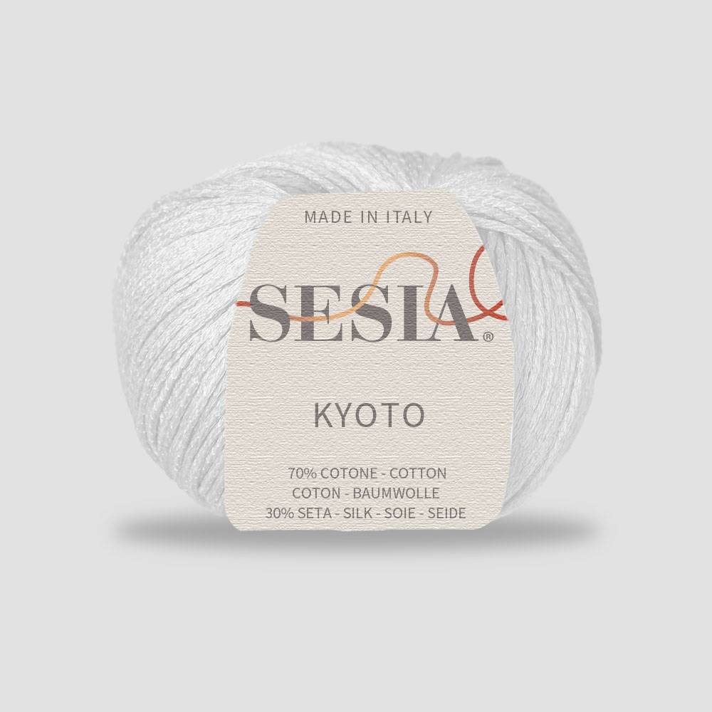 Sesia  Kyoto 70% ბამბა - 30% აბრეშუმი    50გრ/120 მ