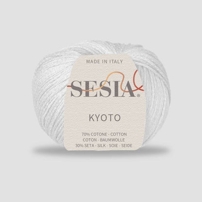 Sesia  Kyoto 70% ბამბა - 30% აბრეშუმი    50გრ/120 მ