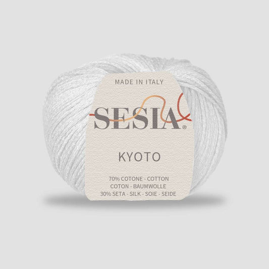Sesia  Kyoto 70% ბამბა - 30% აბრეშუმი    50გრ/120 მ