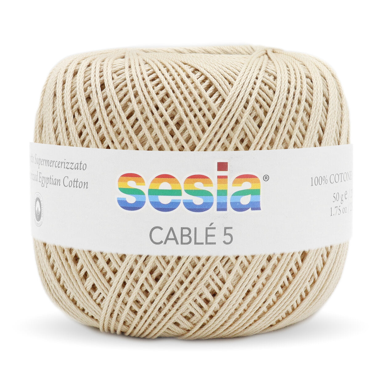 Sesia    Cable 5 Bio 100% ბამბა  50 გრ/ 215 მ