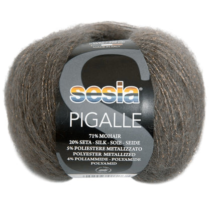 Sesia     Pigalle   25 გრ/ 210 მ     71% მოჰერი - 20% აბრეშუმი - 5% პოლიესტერი - 4% პოლიამიდი