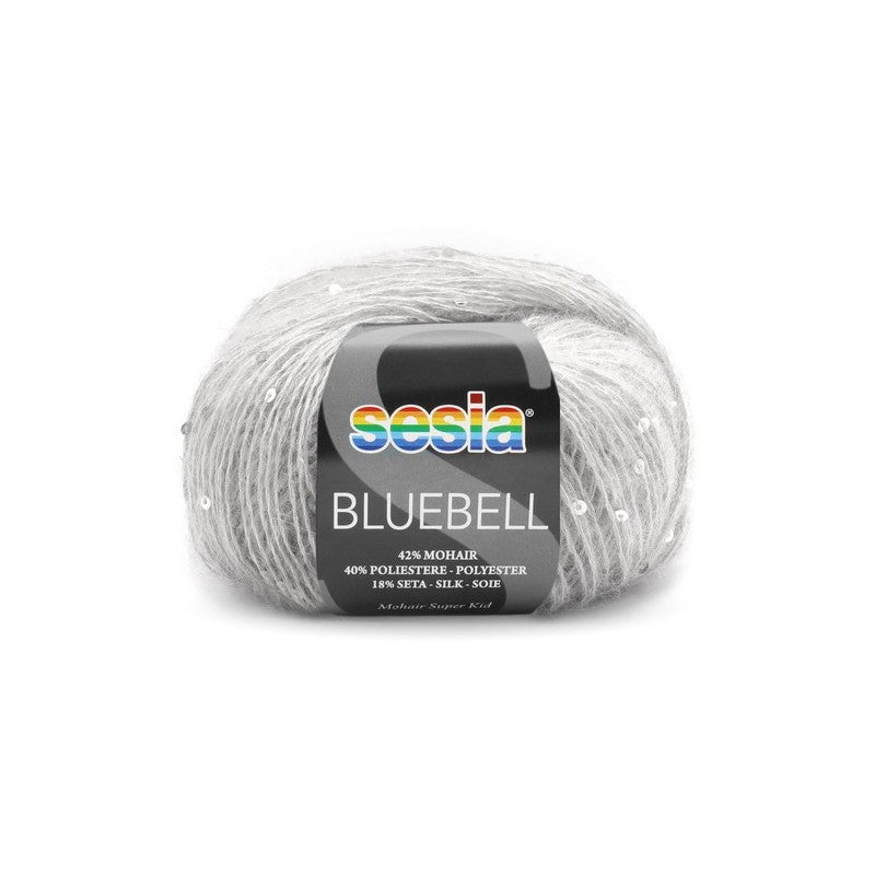 Sesia  BLUEBELL 42% მოჰერი - 40% პოლიესტერი - 10% აბრეშუმი 25 გრ/125მ