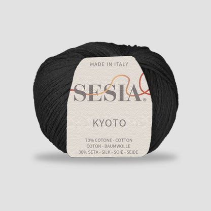 Sesia  Kyoto 70% ბამბა - 30% აბრეშუმი    50გრ/120 მ