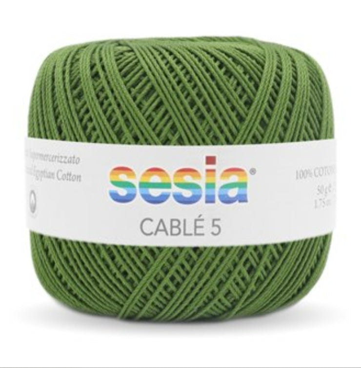 Sesia    Cable 5 Bio 100% ბამბა  50 გრ/ 215 მ