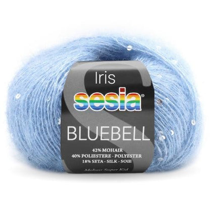 Sesia  BLUEBELL 42% მოჰერი - 40% პოლიესტერი - 10% აბრეშუმი 25 გრ/125მ