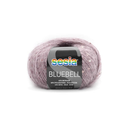 Sesia  BLUEBELL 42% მოჰერი - 40% პოლიესტერი - 10% აბრეშუმი 25 გრ/125მ