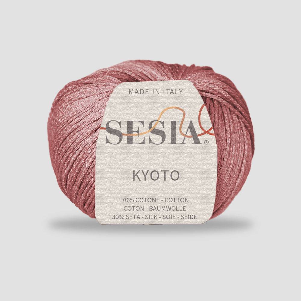 Sesia  Kyoto 70% ბამბა - 30% აბრეშუმი    50გრ/120 მ