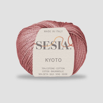 Sesia  Kyoto 70% ბამბა - 30% აბრეშუმი    50გრ/120 მ